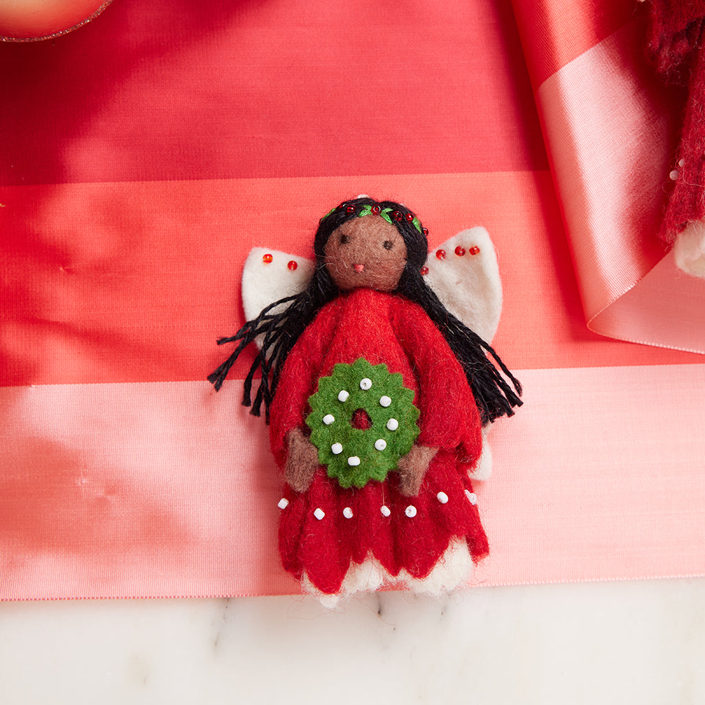 Little Christmas Spirit Ornament - Brown