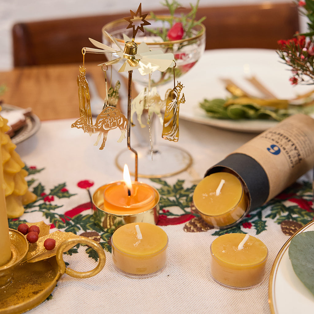 Natural Tealight Candles - Set of 6