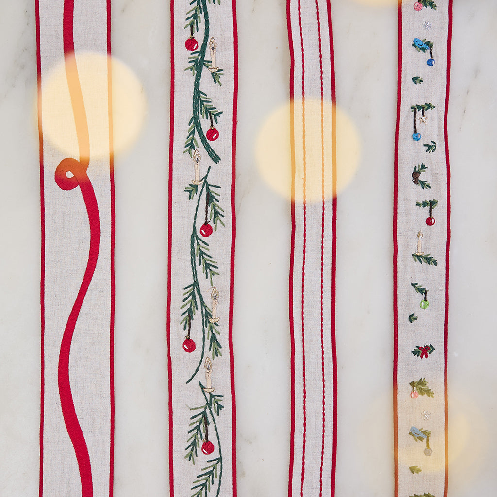 Festive Ribbons - Set of 4