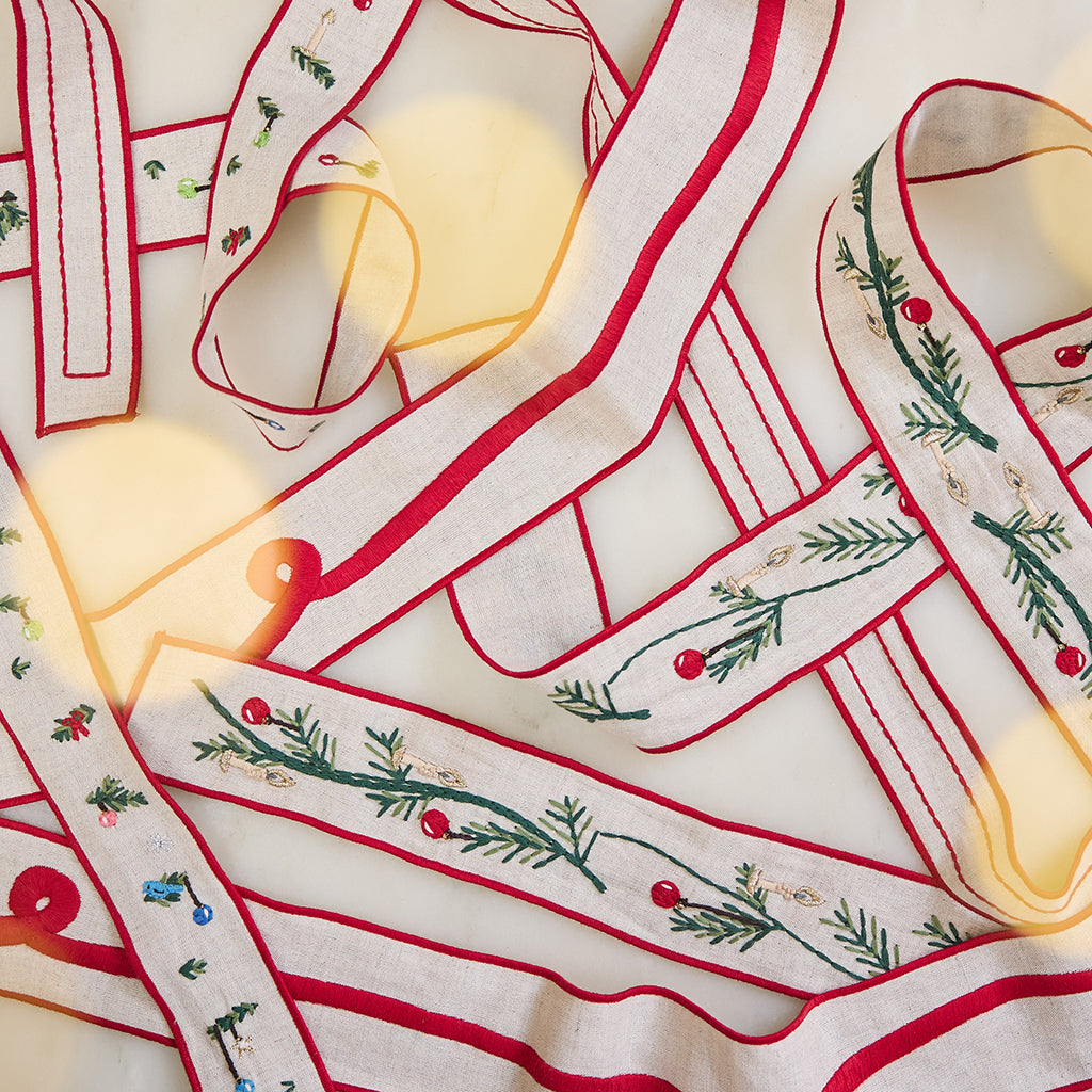 Festive Ribbons - Set of 4