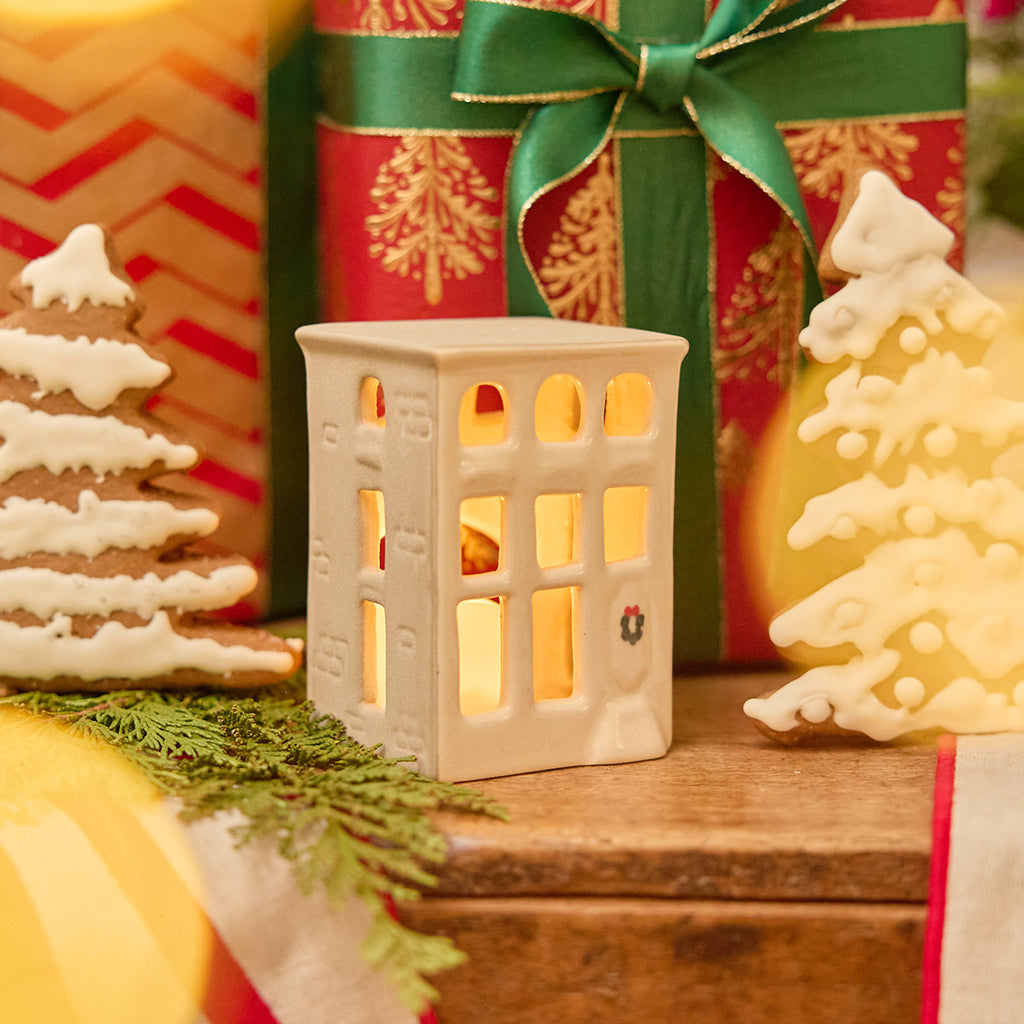 Brownstone Ceramic Tealight Holder
