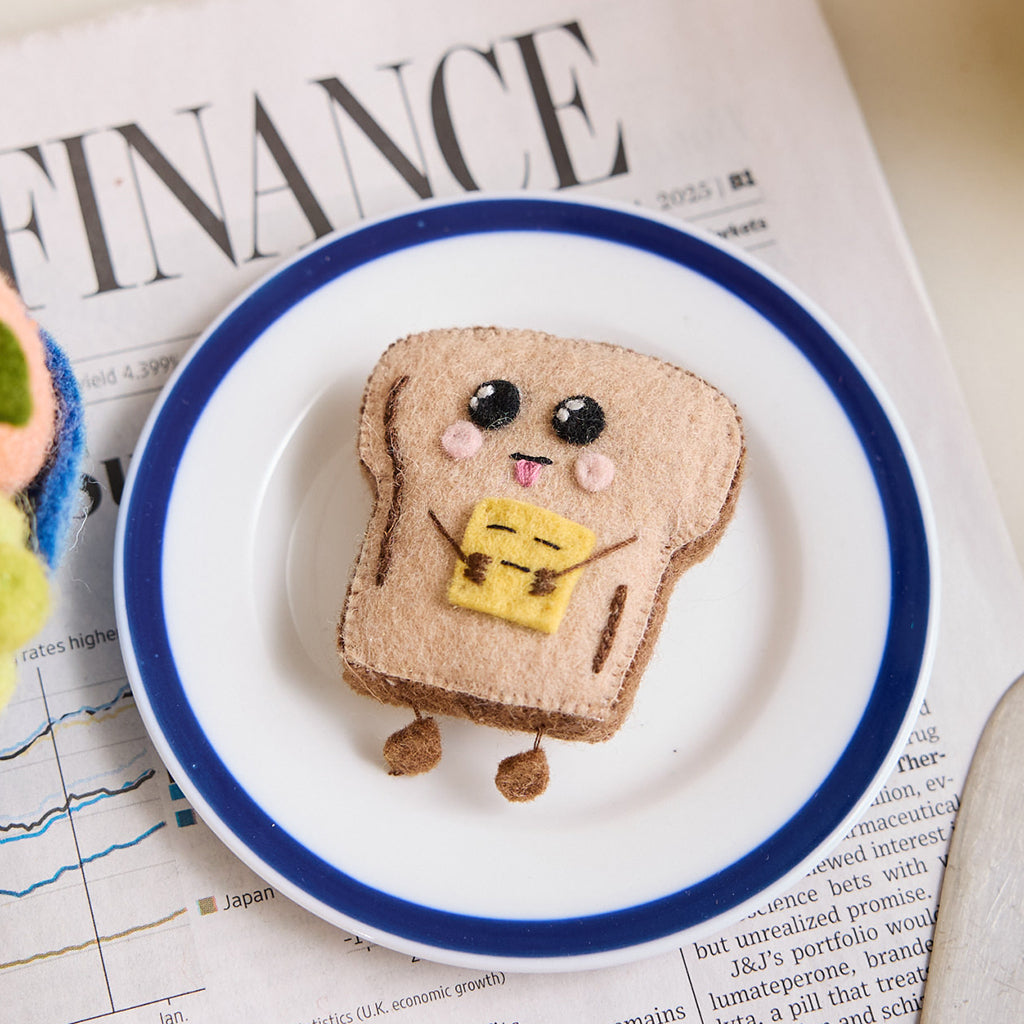 Happy Toast & Butter Ornament