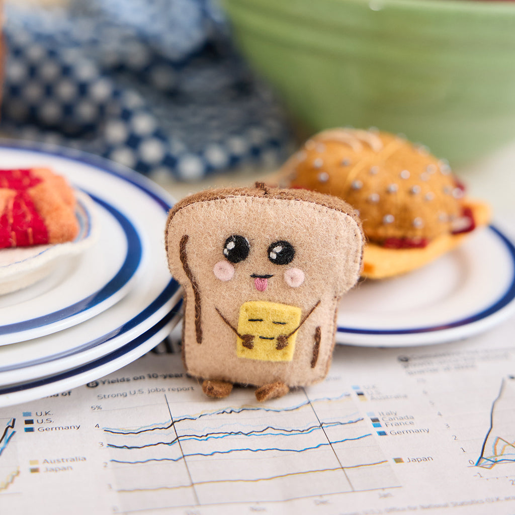 Happy Toast & Butter Ornament