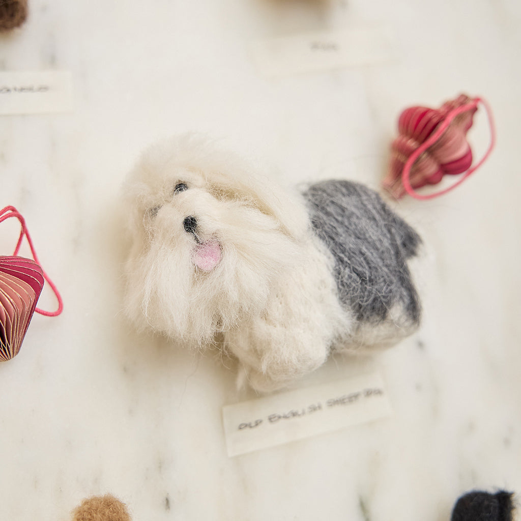 Old English Sheep Dog Ornament