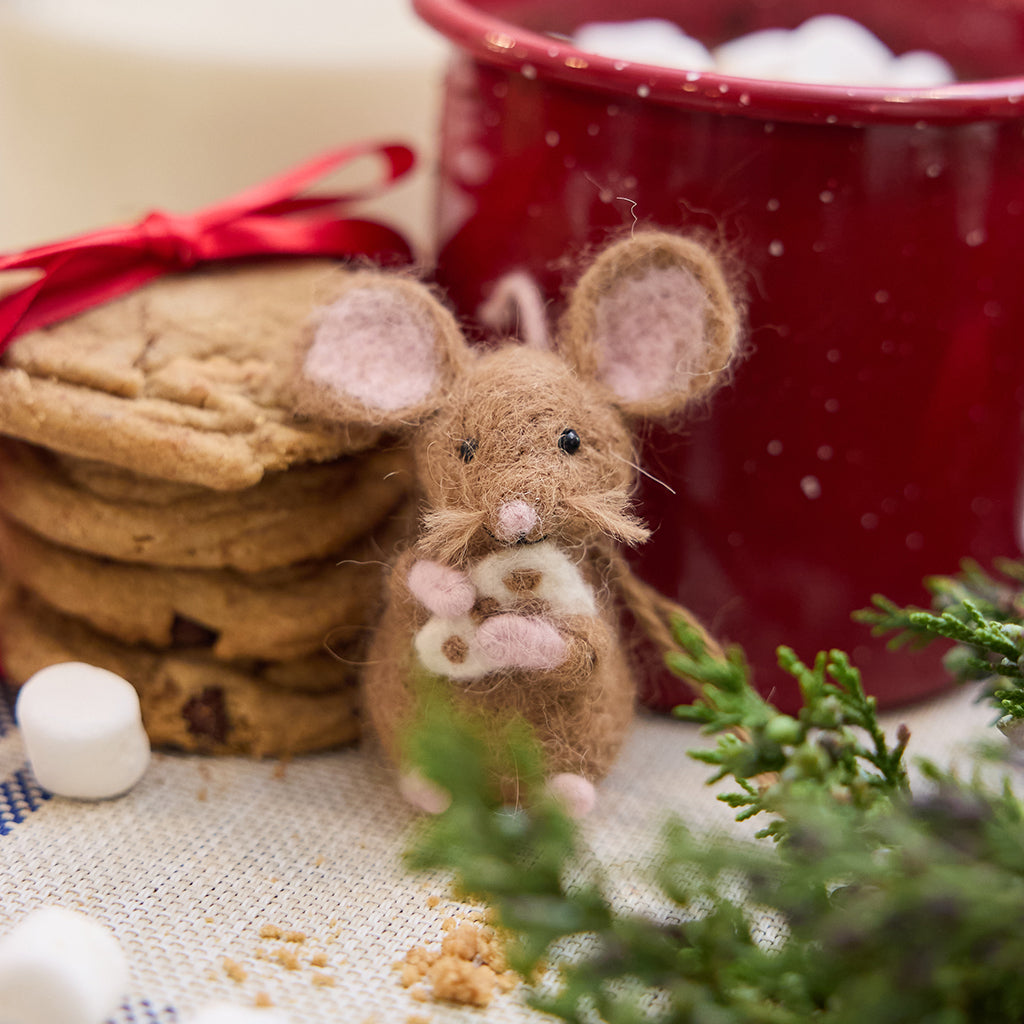 Mouse with Cheese Ornament