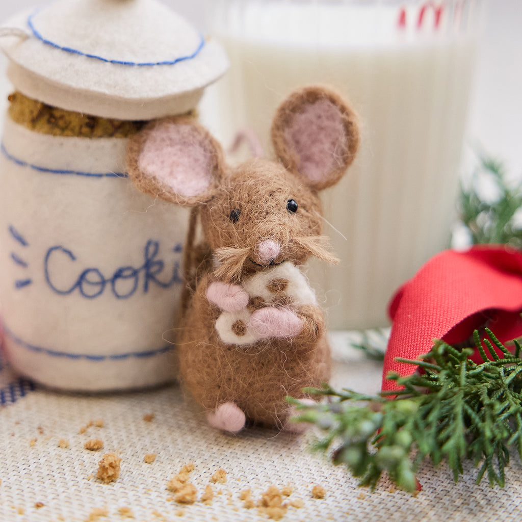 Mouse with Cheese Ornament