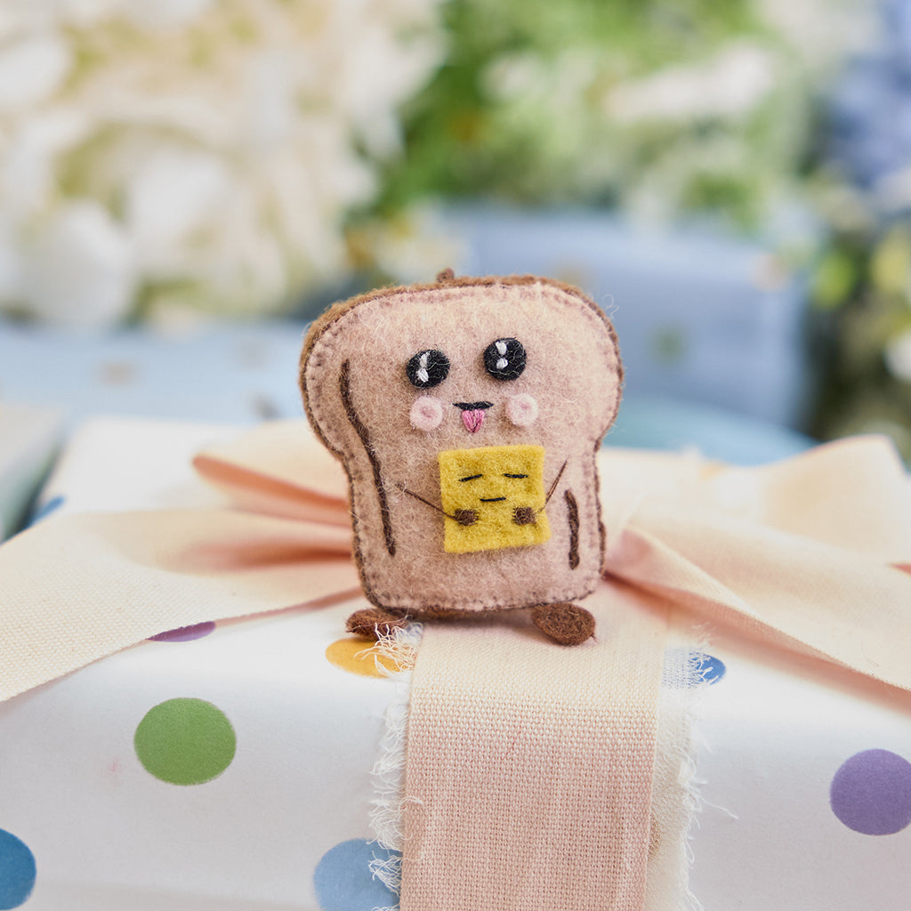 Happy Toast & Butter Ornament