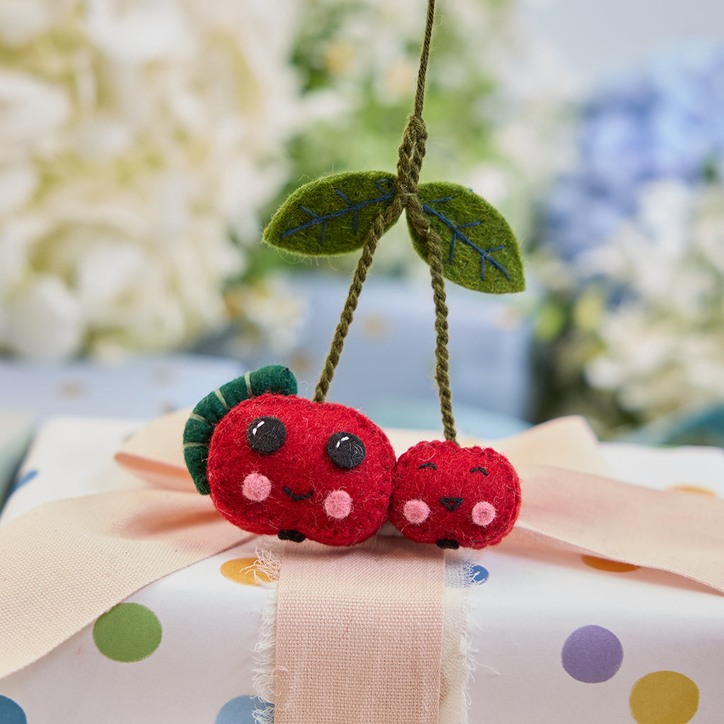 You & Me Cherries Ornament