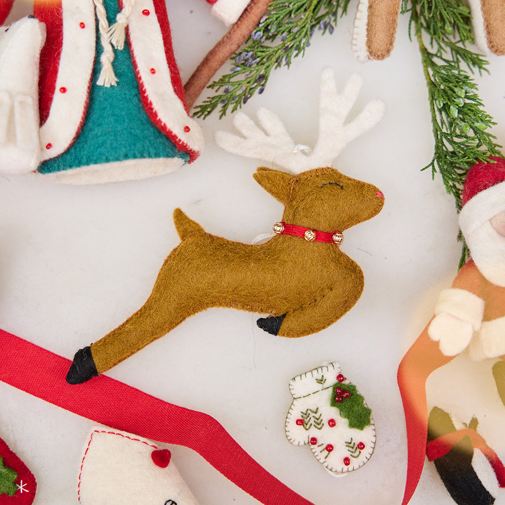 Prancing Reindeer Ornament