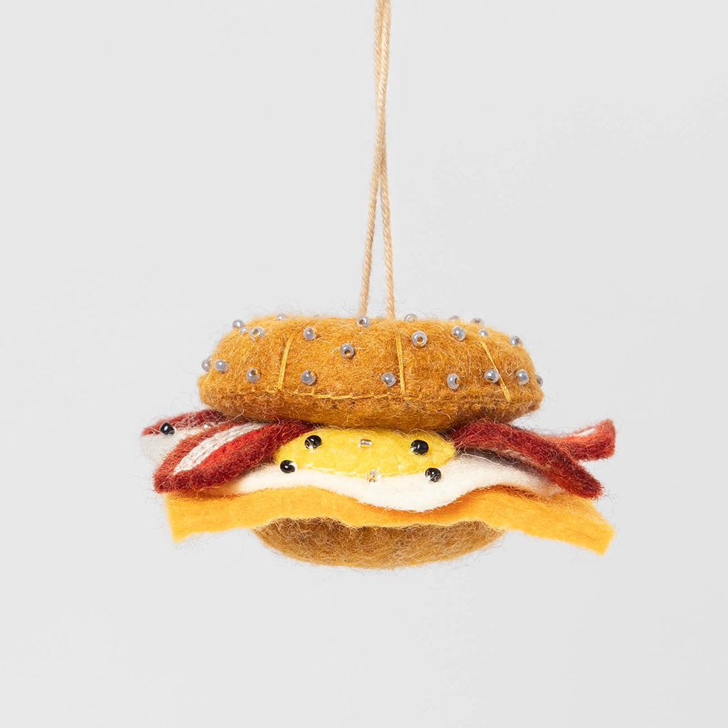 Bacon, Egg & Cheese Breakfast Sandwich Ornament