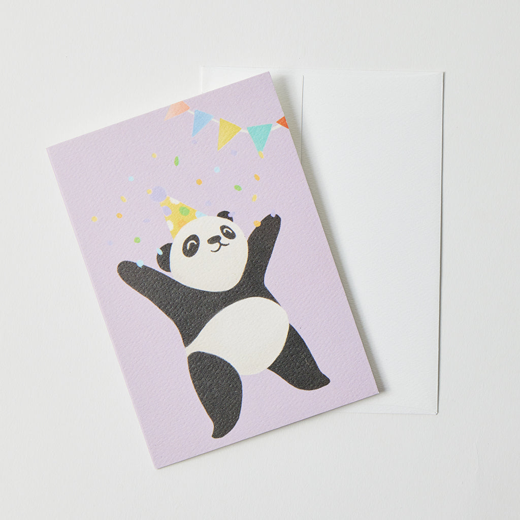 Birthday Panda Greeting Card