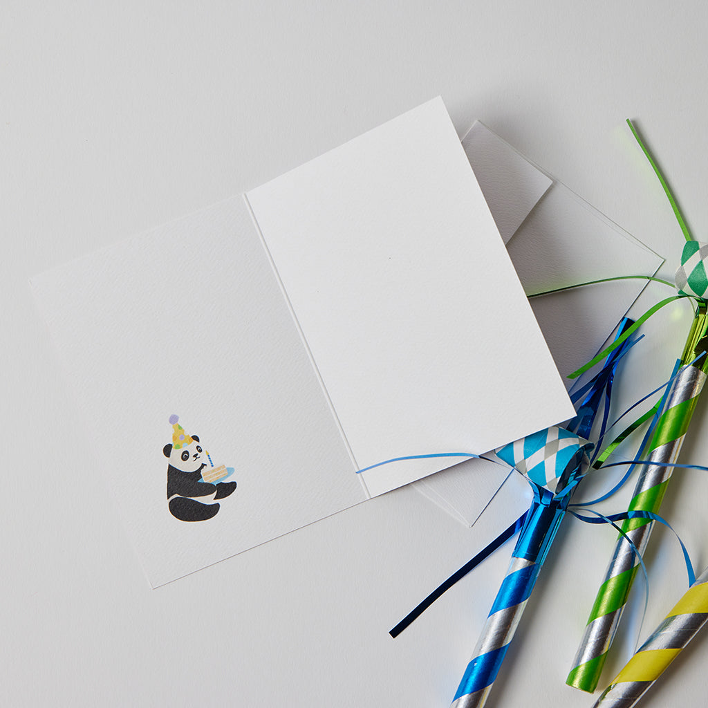 Birthday Panda Greeting Card