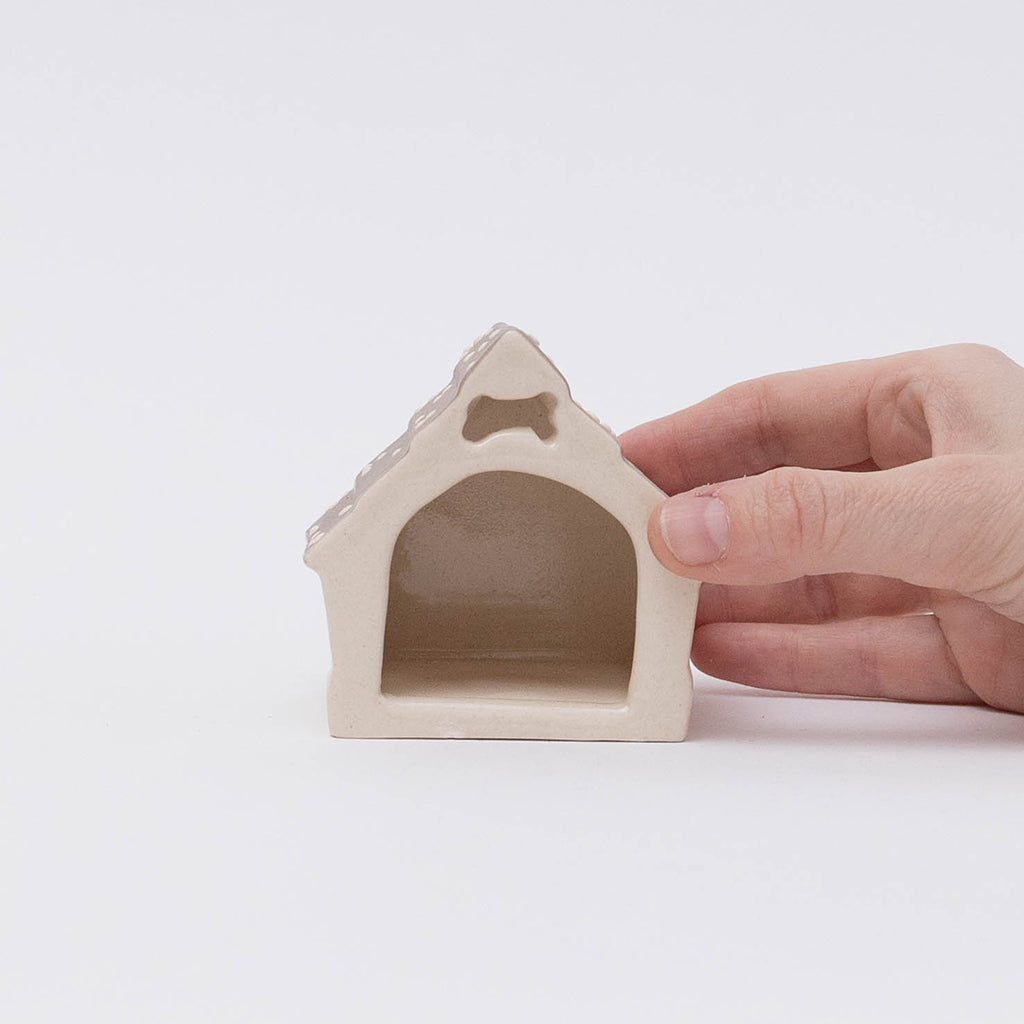 Dog House Ceramic Tealight Holder