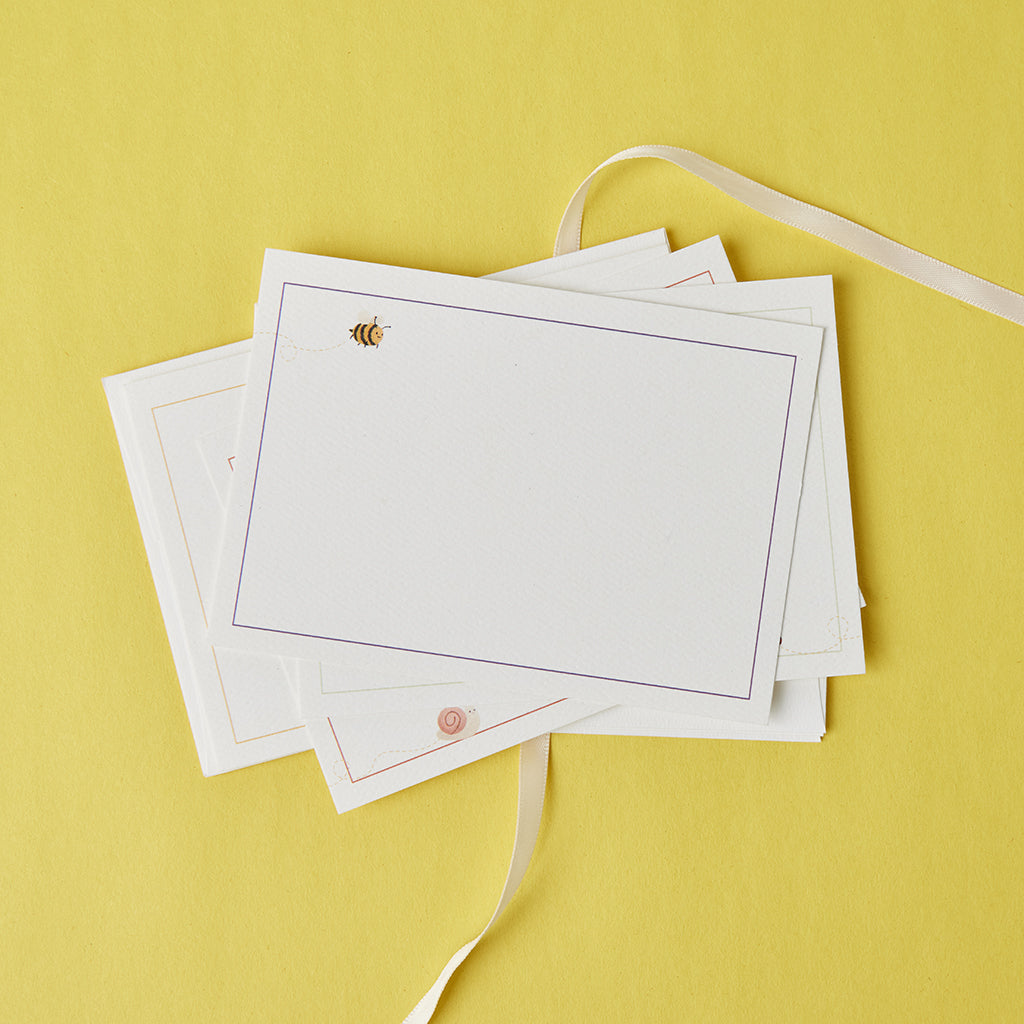 Flower Friends Note Cards - Set of 4
