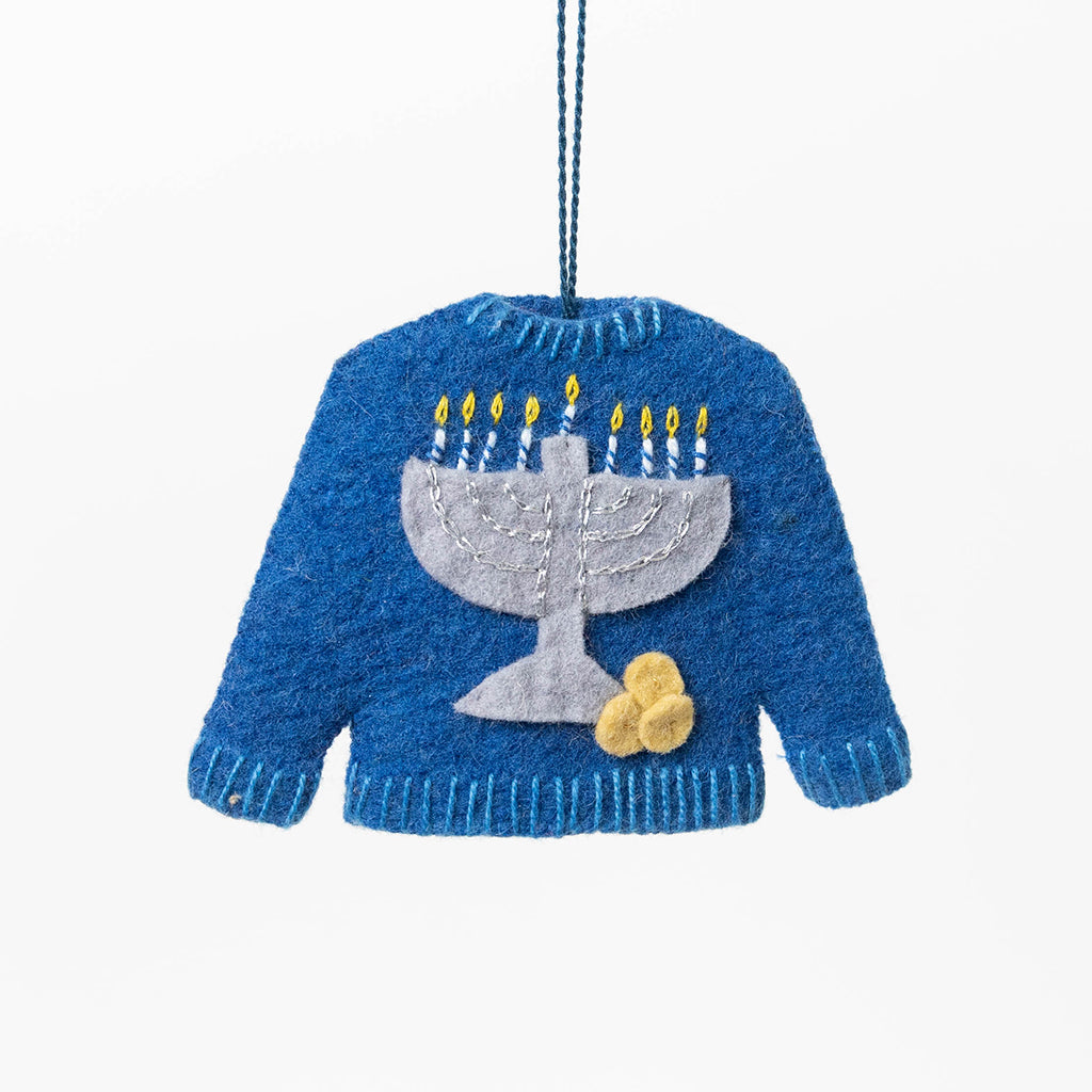 Hanukkah Sweater Ornament