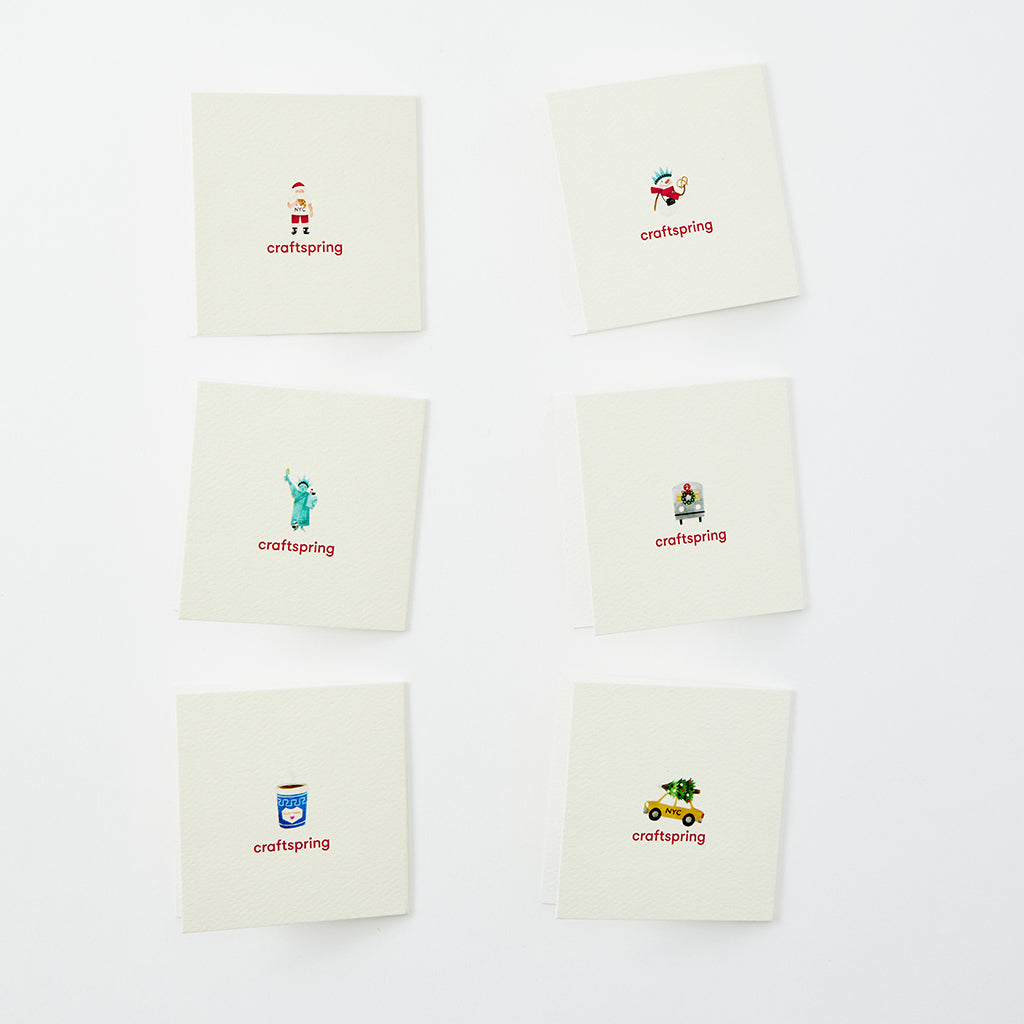NYC Minis Gift Cards - Set of 6