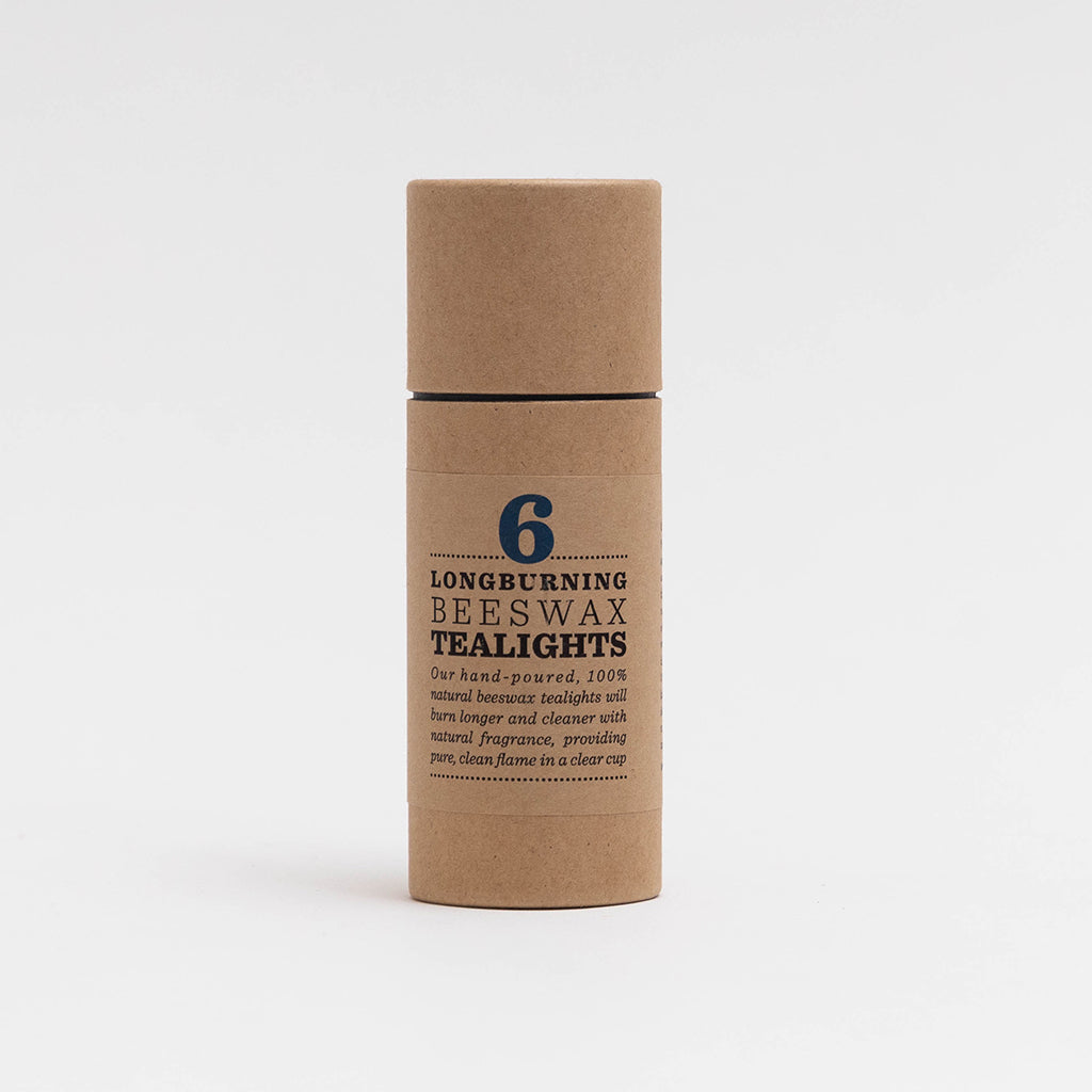 Natural Tealight Candles - Set of 6