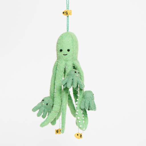 Octopus Parent & Kids Ornament