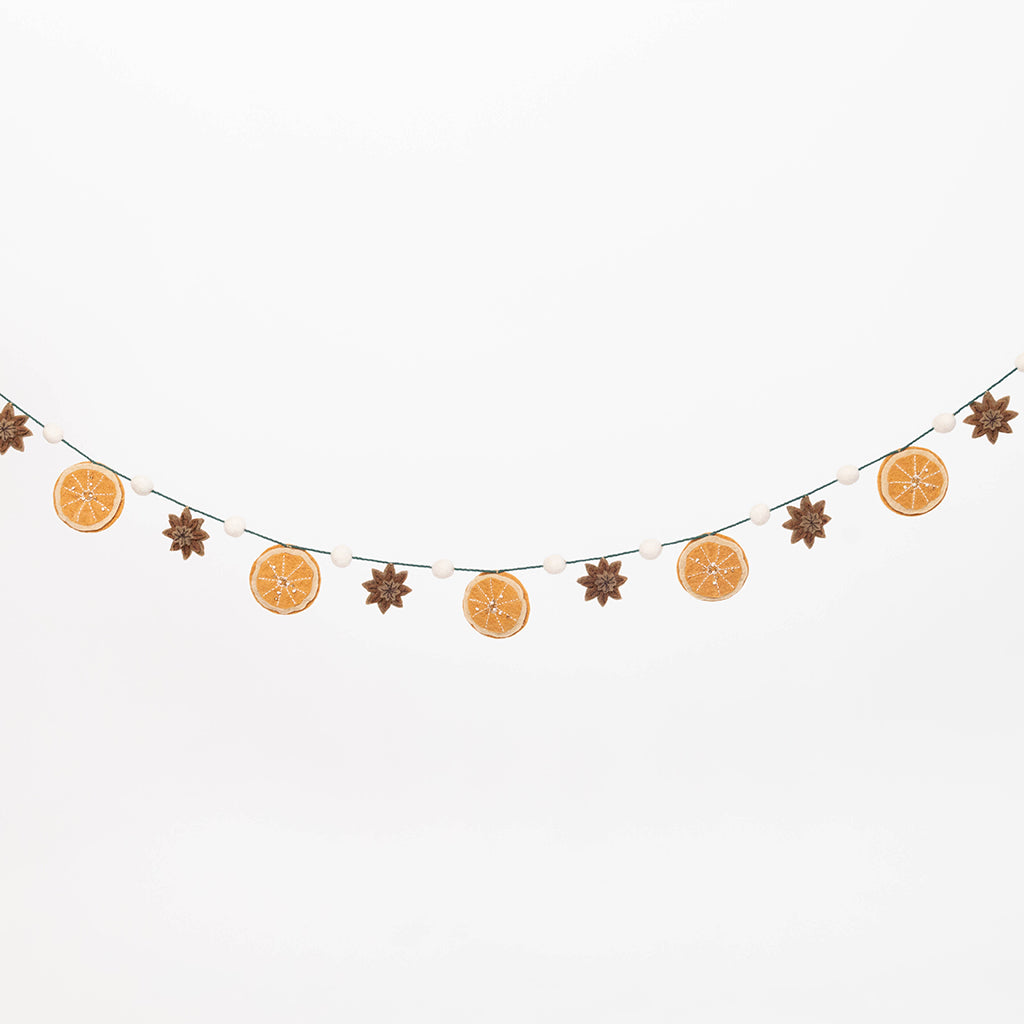 Orange Slice & Anise Garland