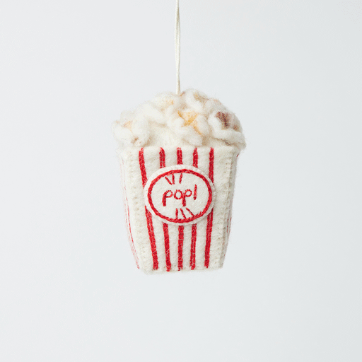 Movie Night Popcorn Ornament