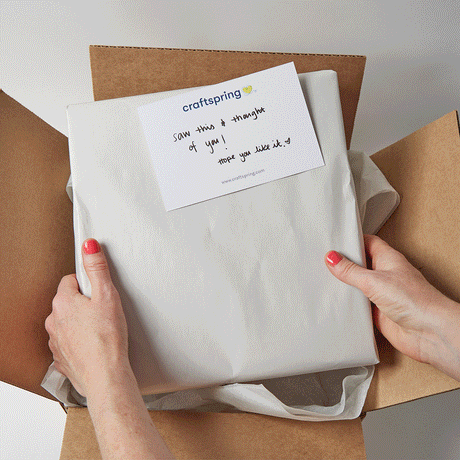 GIF of packaging and unboxing