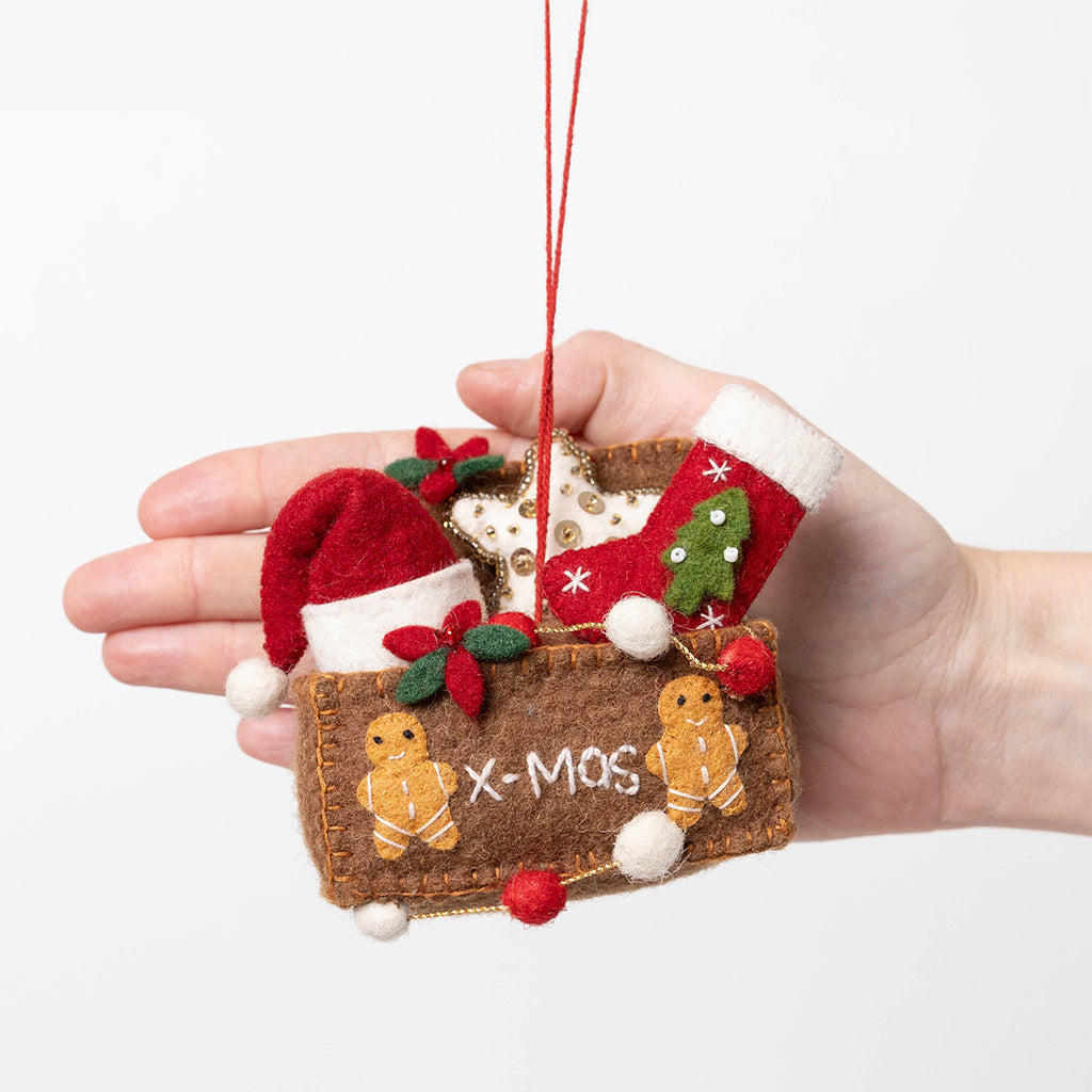 X-mas Decorations Box Ornament