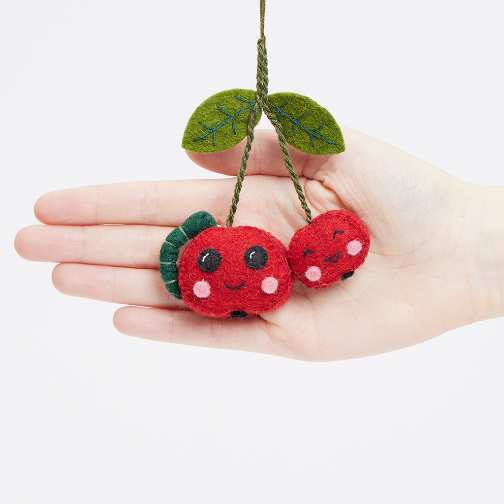 You & Me Cherries Ornament