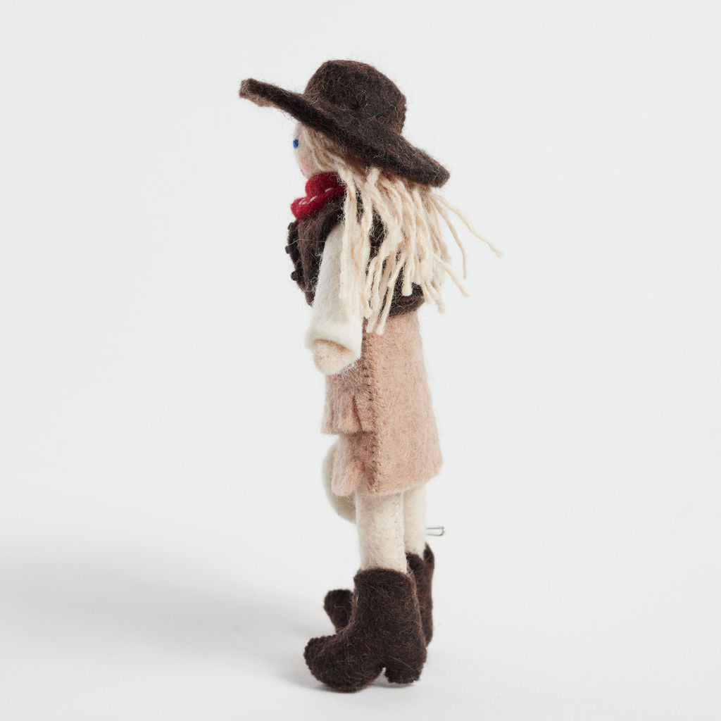 Banjo Cowgirl Ornament