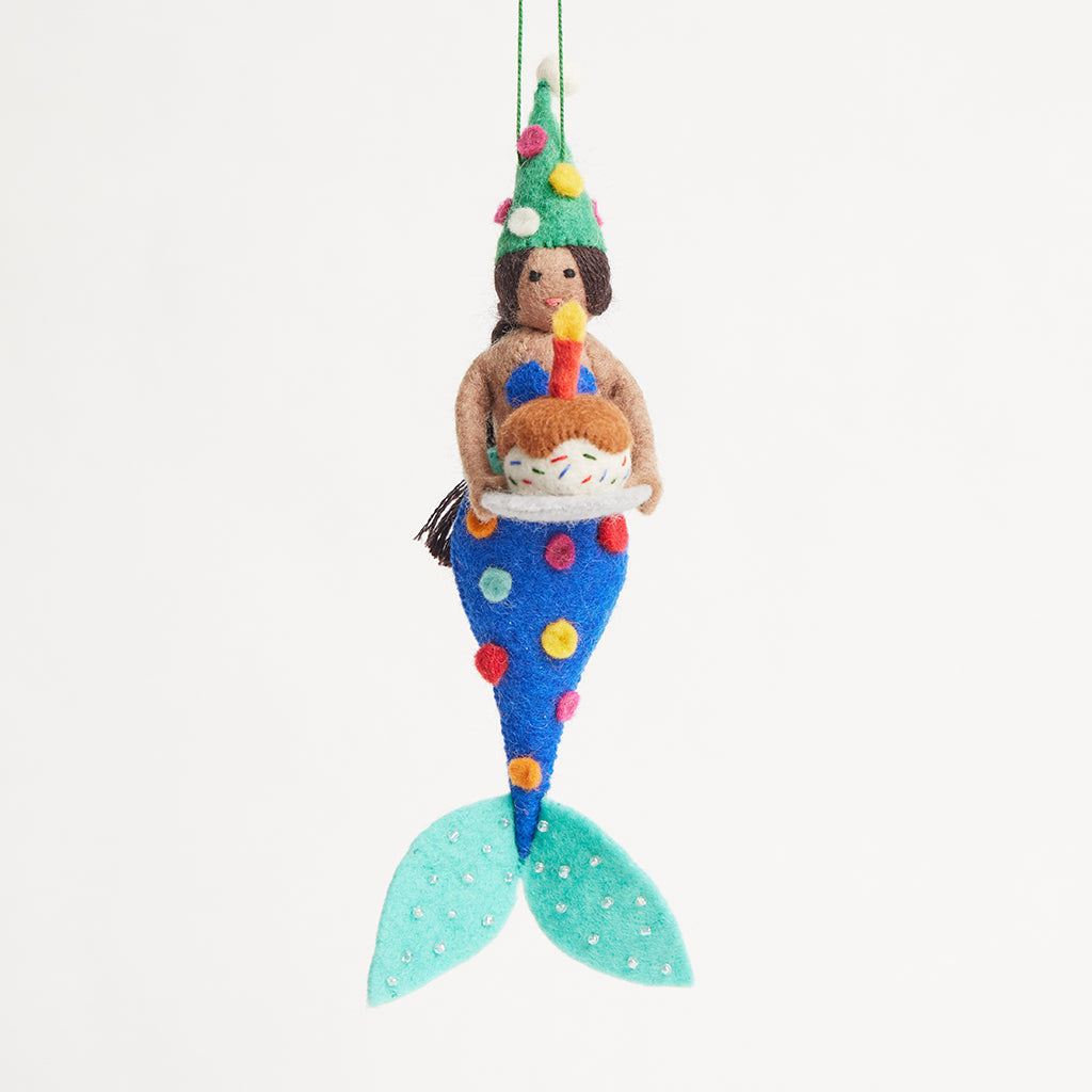 Make a Birthday Wish Mermaid Ornament