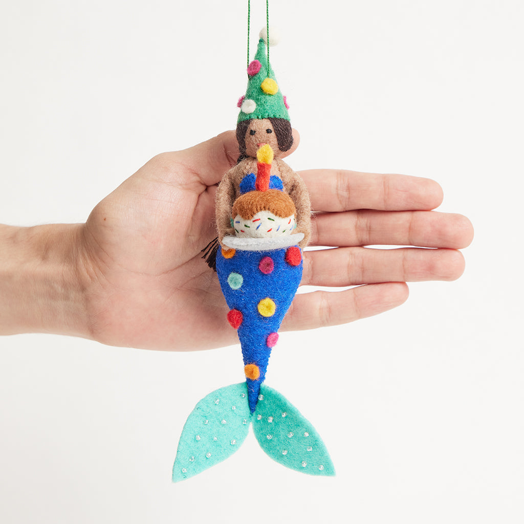 Make a Birthday Wish Mermaid Ornament