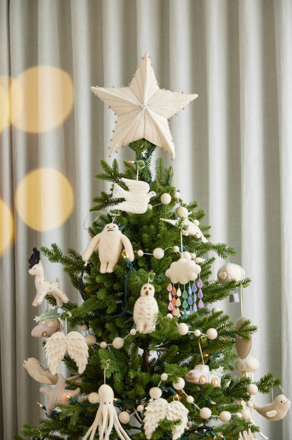 Large Gold Starburst Tree Topper