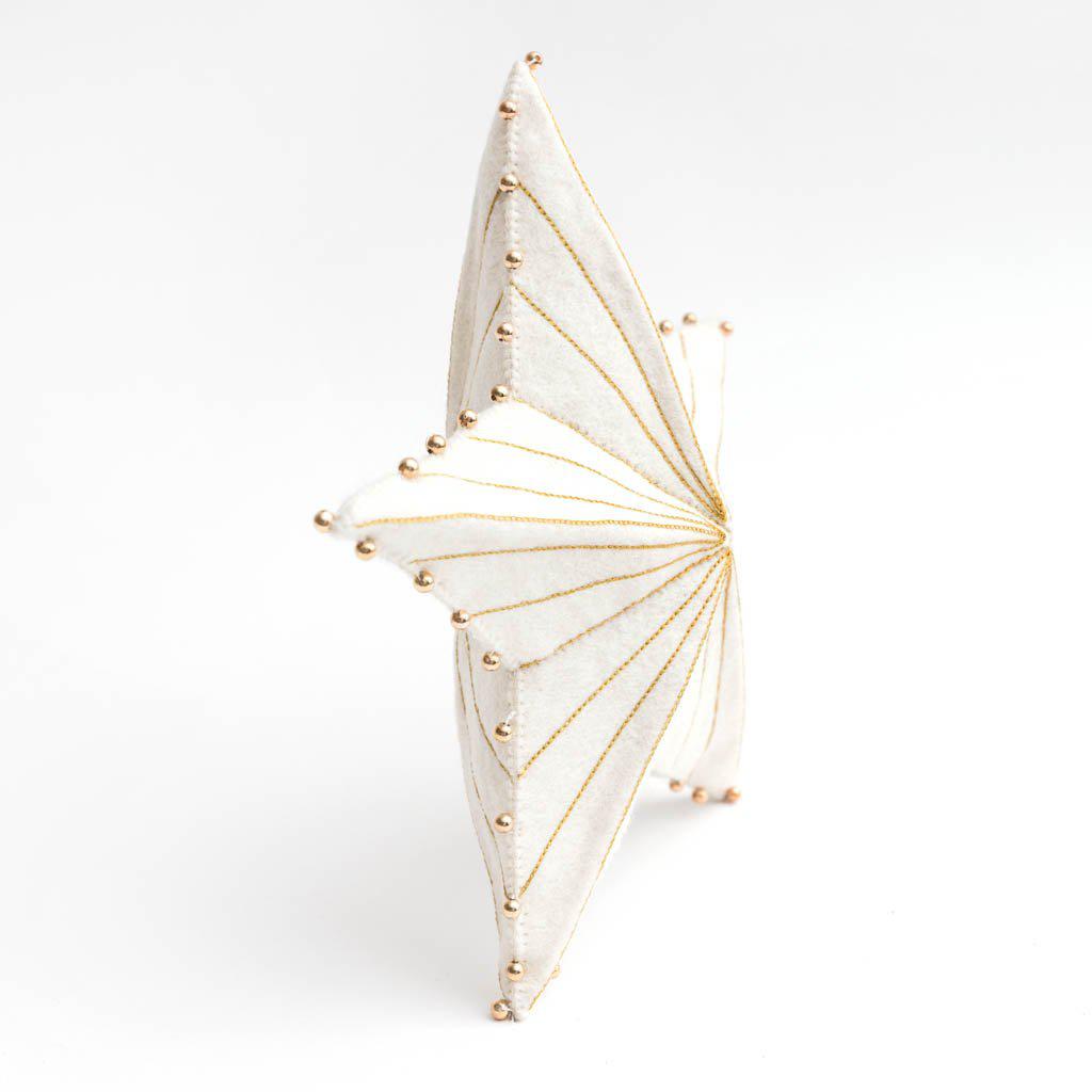 Large Gold Starburst Tree Topper