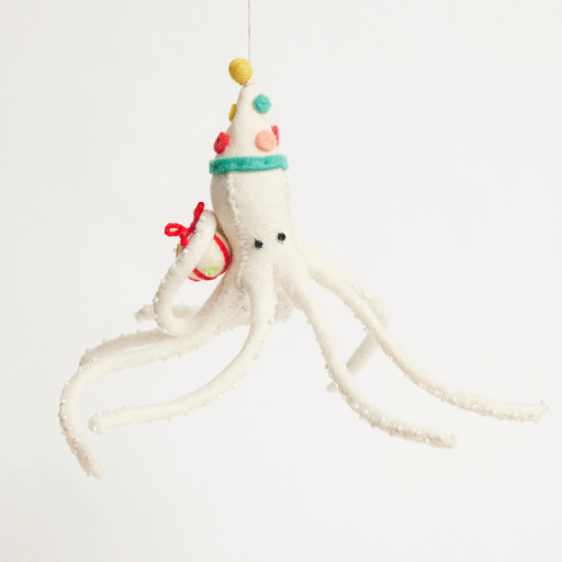 Let's Birthday Party Octopus Ornament