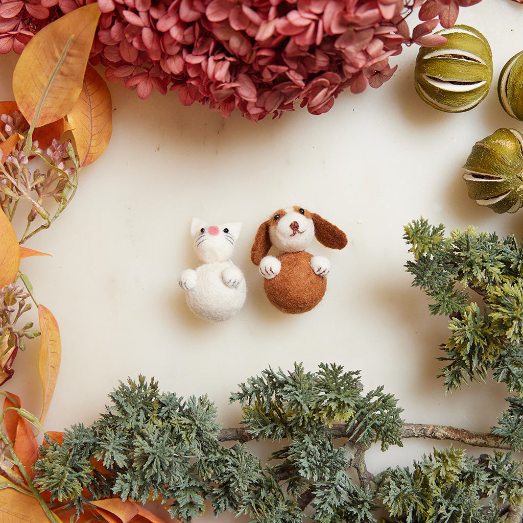 Little Cat with Paws Ornament