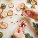 Mini Garland - Red & White