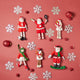 Tennis Star Santa Ornament