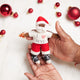 NYC Santa Ornament - Deep Brown