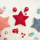 Small Blue Star Topper with Silver Beads
