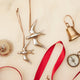 Small Swallow Ornament - Pewter