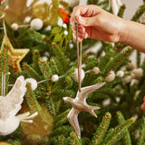 Large Swallow Ornament - Pewter