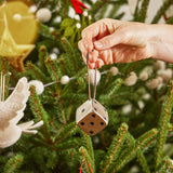 Dice Ornament - Pewter