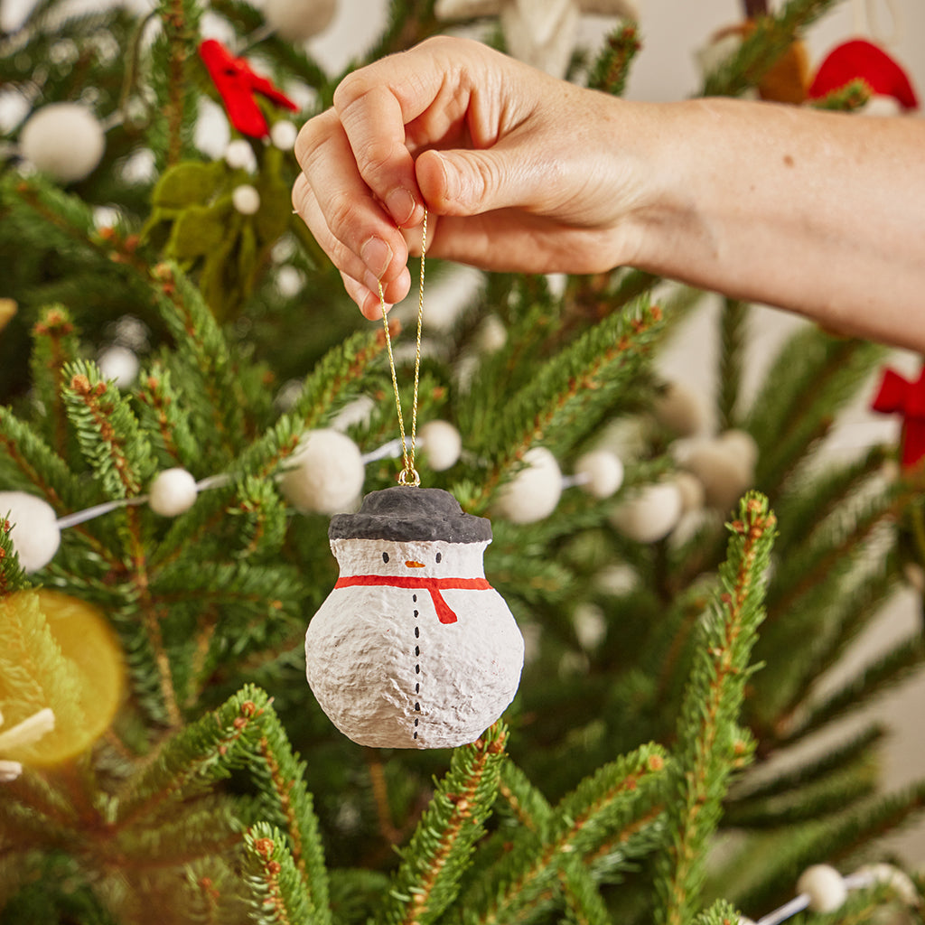 Handmade Santa, Snowman, Penguin, Candy Cane Drop Paper