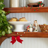 Red Bow Ornaments Set of 4