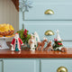 Winter Santa with Fox Ornament