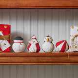 Cotton Mache Ornament Set of 4