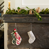 Mini Red & Gold Stocking Ornament
