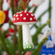 Tall Mushroom Ornament