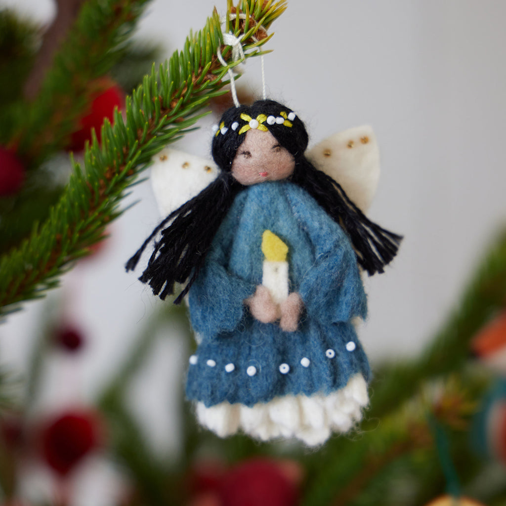 Little Lantern Solstice Angel Ornament