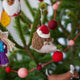 Santa Hedgehog Ornament
