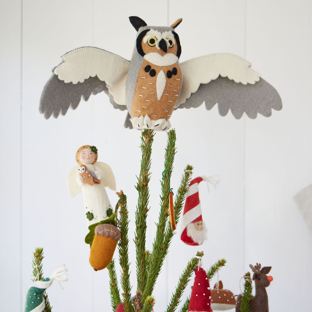 Great Horned Owl Tree Topper